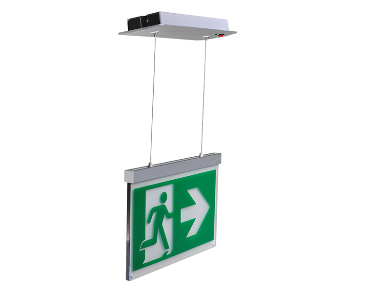 LE2916-B aluminiumssnor suspendert takmonterte utgangsskilt