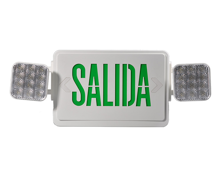 JLEC2GW-SA GRØNN LED COMBOS Emergency Salida Sign