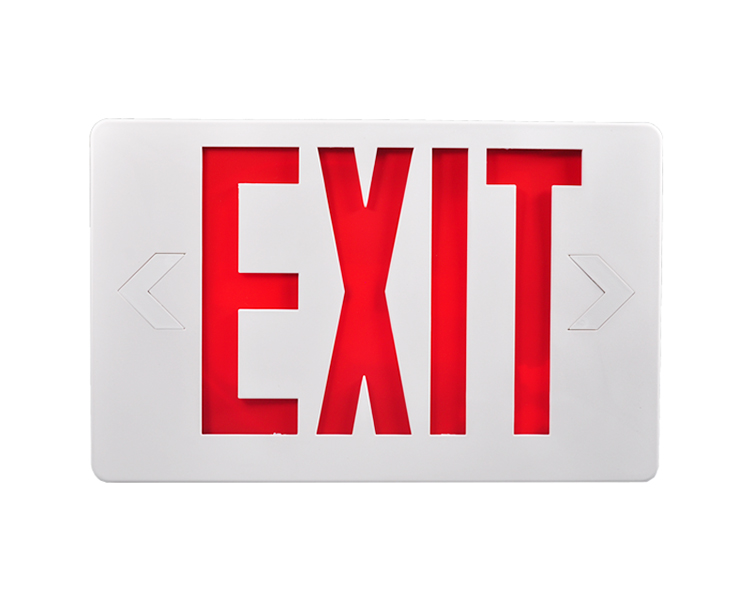 Jleed2rwem-New Slim Red LED Exit-skilt