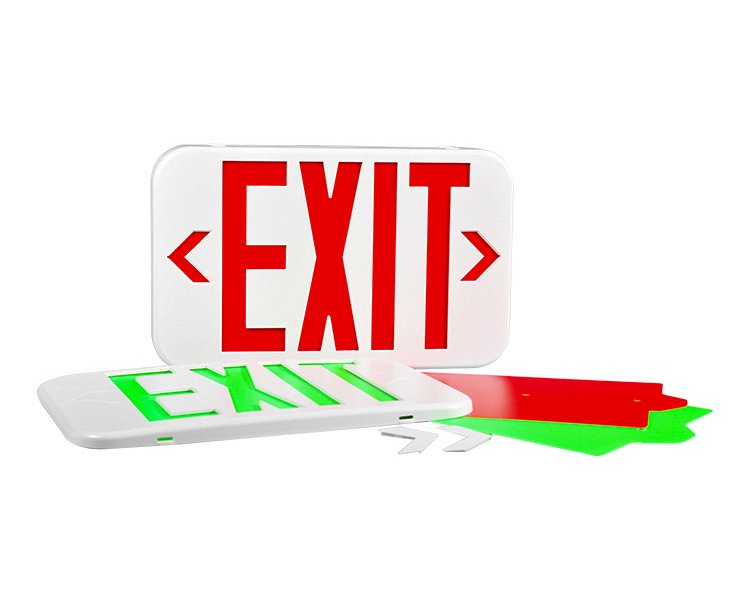 EZXTEU2BCWEM (EZCXTEU2BCWEM) -Bi-Color Compact Size LED Exit Sign