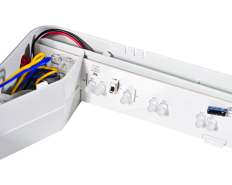 JLEC2BCW-Bi-Color LED Combo Emergency Exit-skilt med LED-hoder