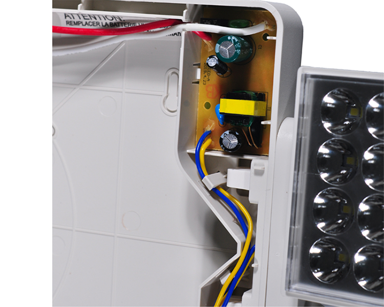 JLECD2GW-Green Emergency Fire Exit Lights med LED-hoder