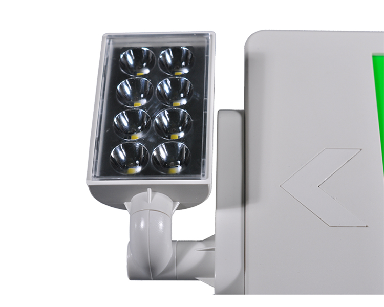 JLECD2GW-Green Emergency Fire Exit Lights med LED-hoder