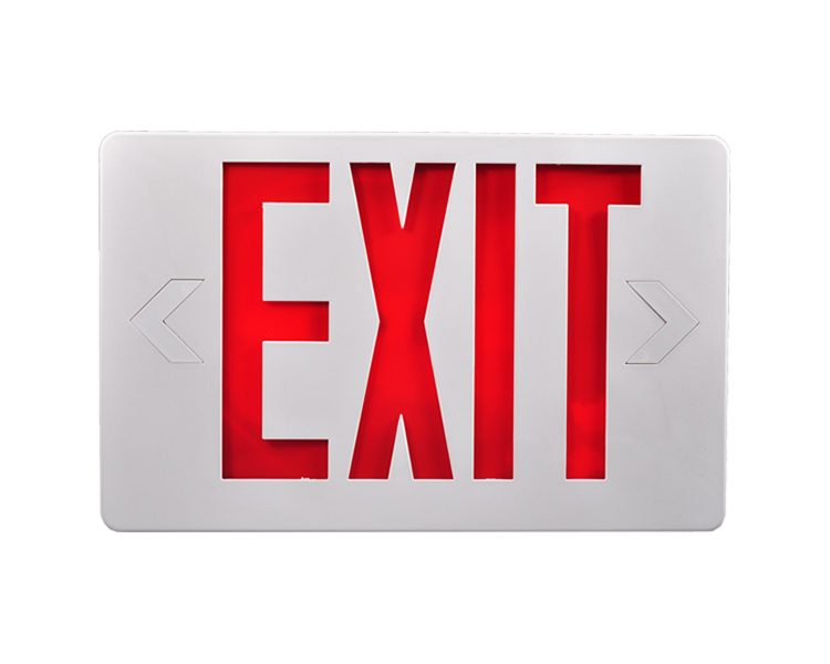 Jleed2rwem-New Slim Red LED Exit-skilt