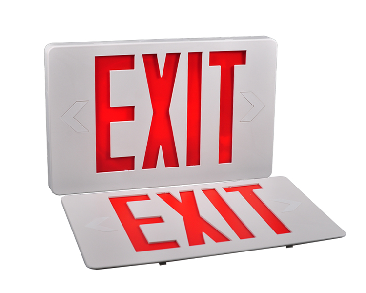 Jleed2rwem-New Slim Red LED Exit-skilt