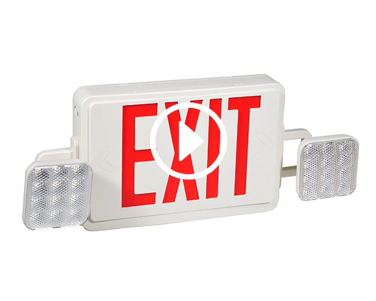 JLEC2RWRC-Remote Capable LED Exit-skilt