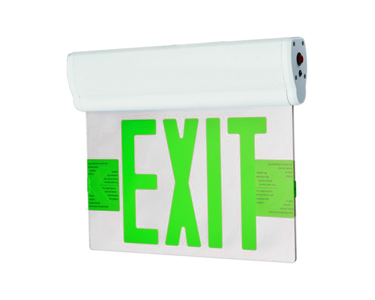 Jelcex2gm-double Face Silver Mylar LED Exit-skilt